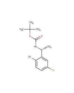 Astatech (R)-TERT-BUTYL (1-(2-BROMO-5-FLUOROPHENYL)ETHYL)CARBAMATE; 5G; Purity 95%; MDL-MFCD32660247
